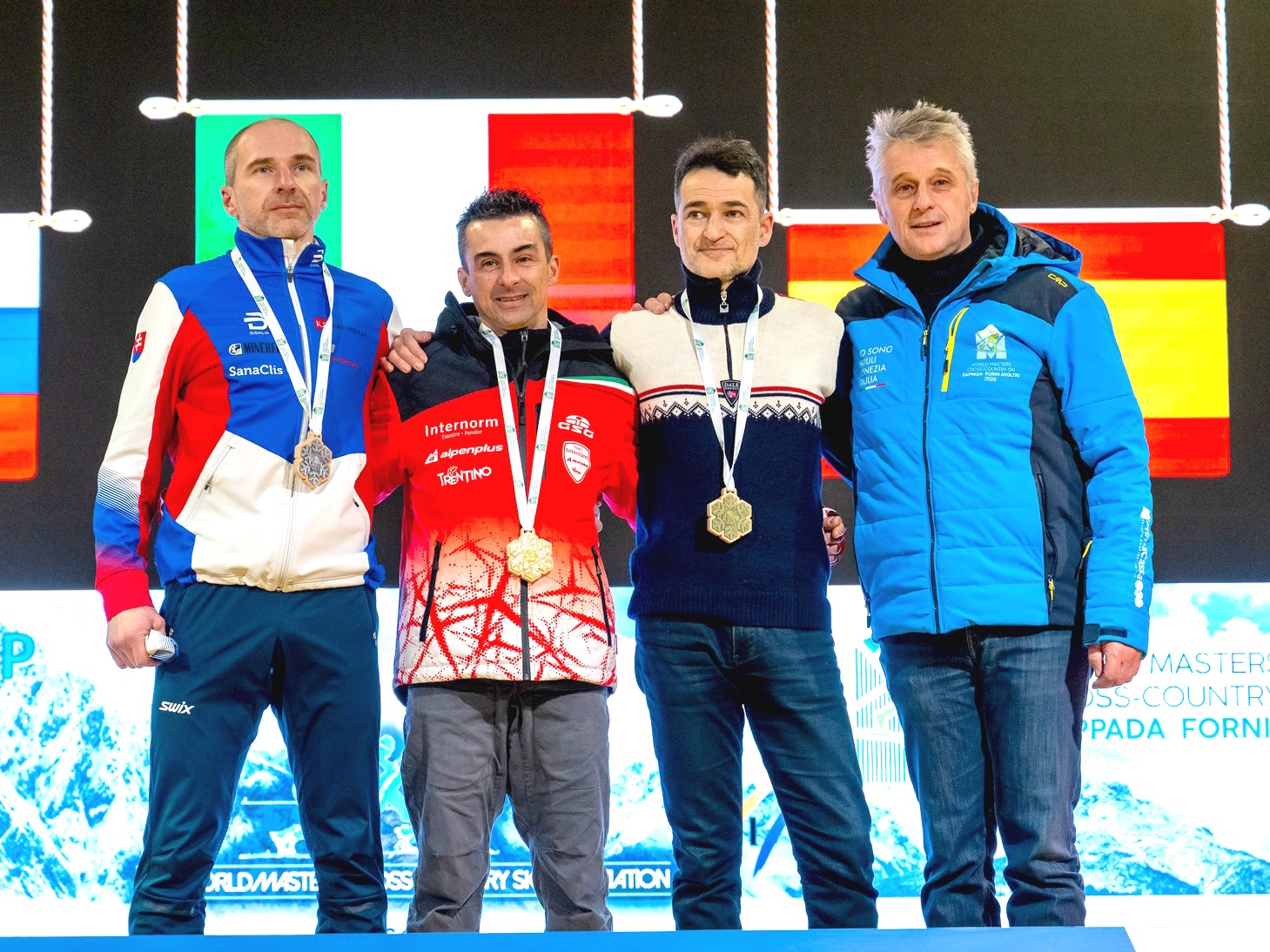 Gerbotto podio Master Mondiali