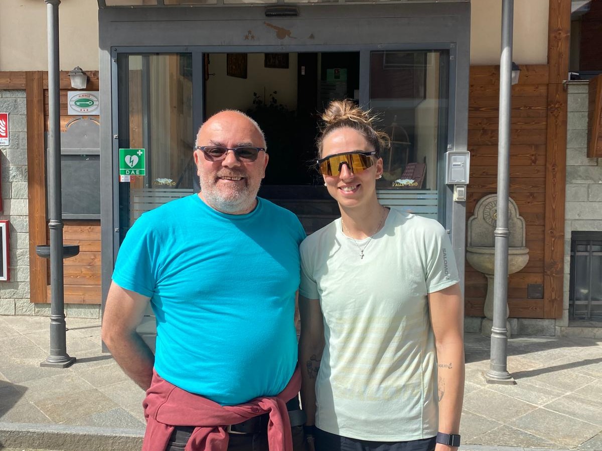 PROVINCIA GRANDA - Lisa Vittozzi con il "nostro" Pierandrea Camelia a Chiusa Pesio