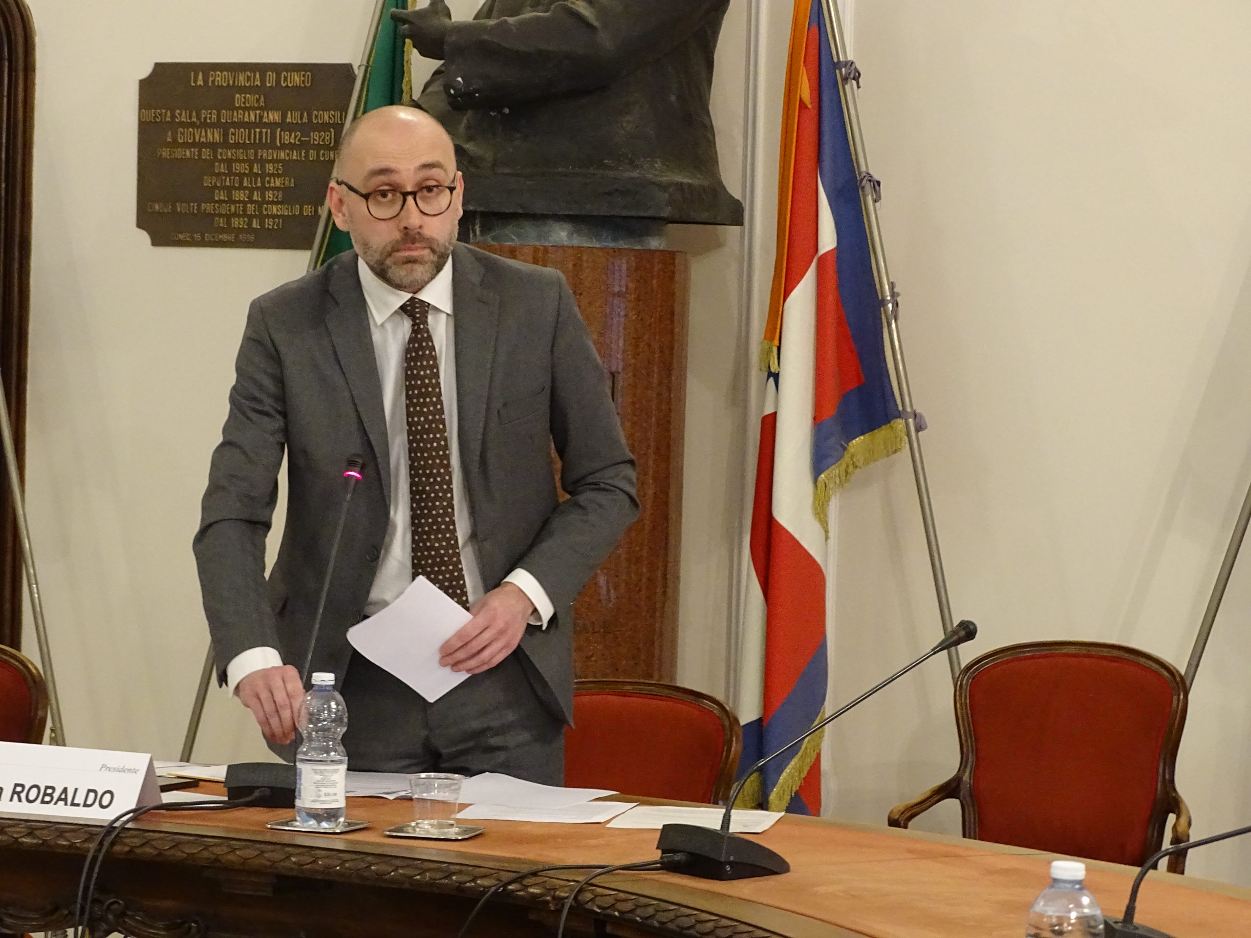 PROVINCIA GRANDA - Il presidente della Provincia di Cuneo Luca Robaldo