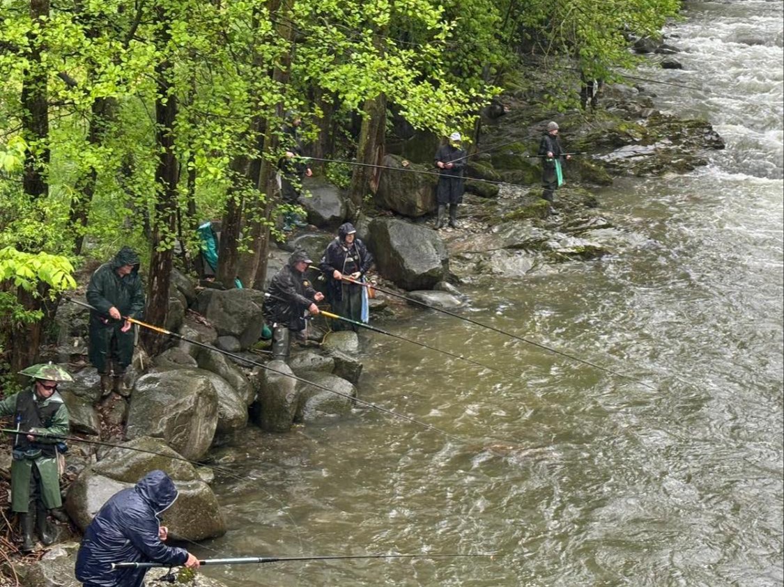 PROVINCIA GRANDA - Un raduno di pesca sul torrente Pesio