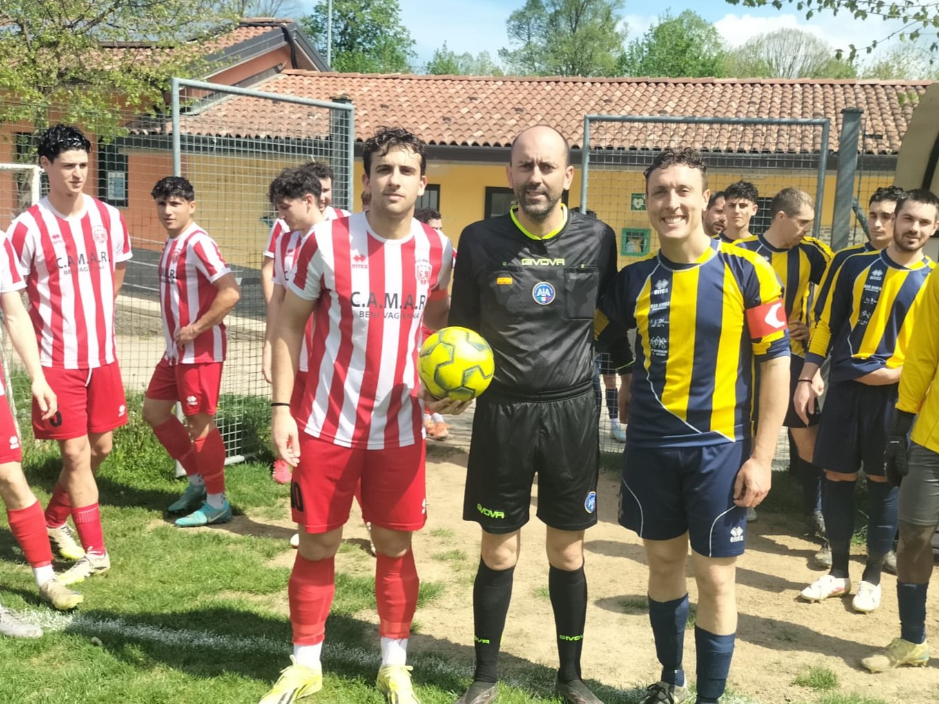 Benese Bagnasco capitani arbitro