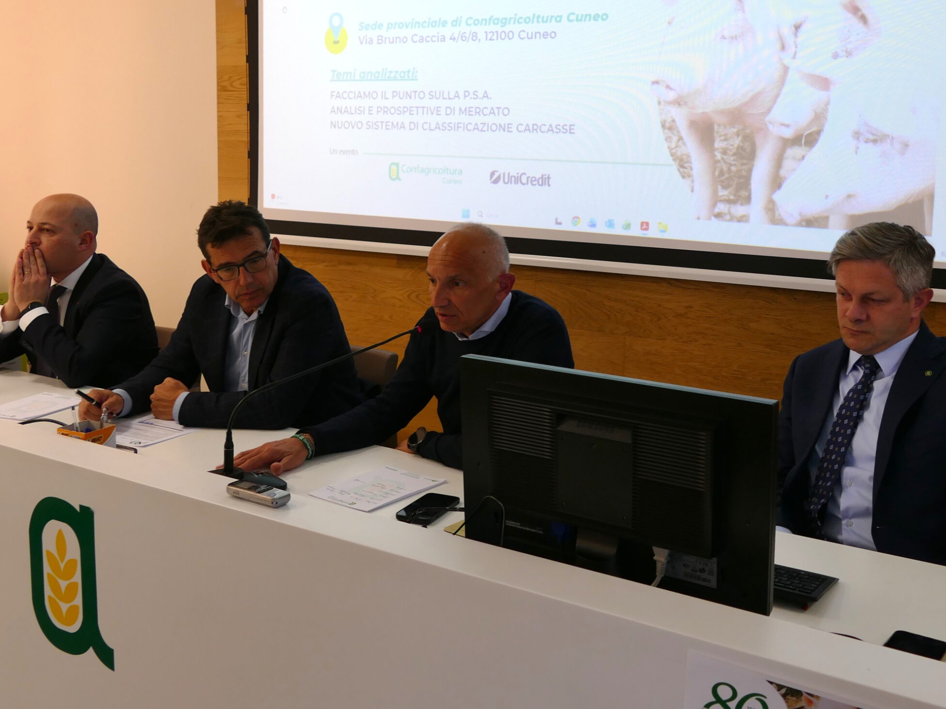 incontro confagricoltura Milani peste suina