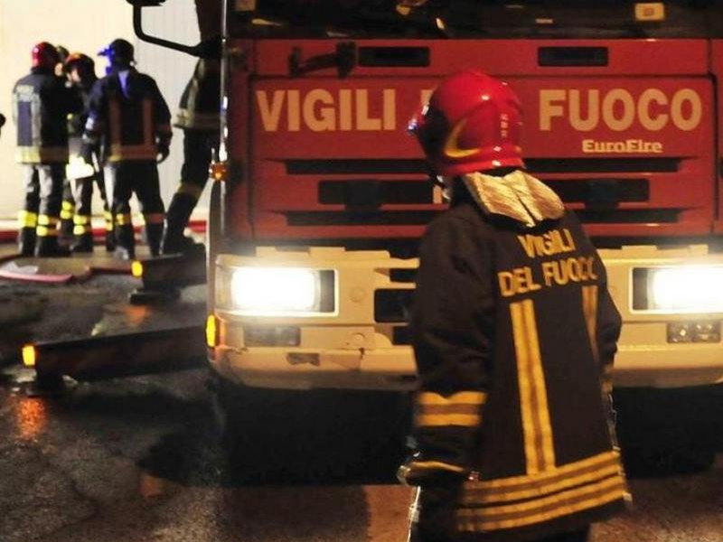 PROVINCIA GRANDA - Vigili del Fuoco notte