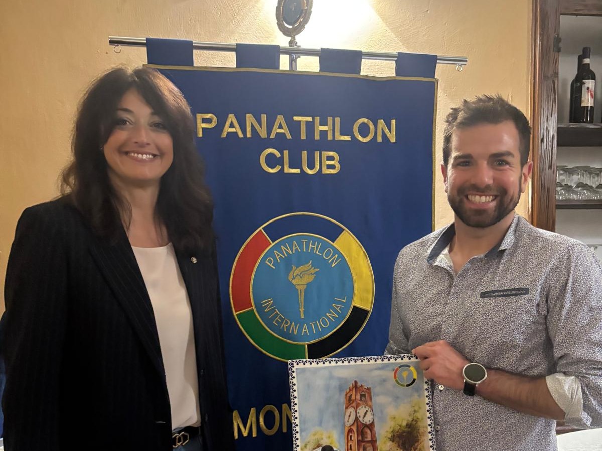 PROVINCIA GRANDA - Laura Bongiovanni del Panathlon Mondovì con Simone Gonin