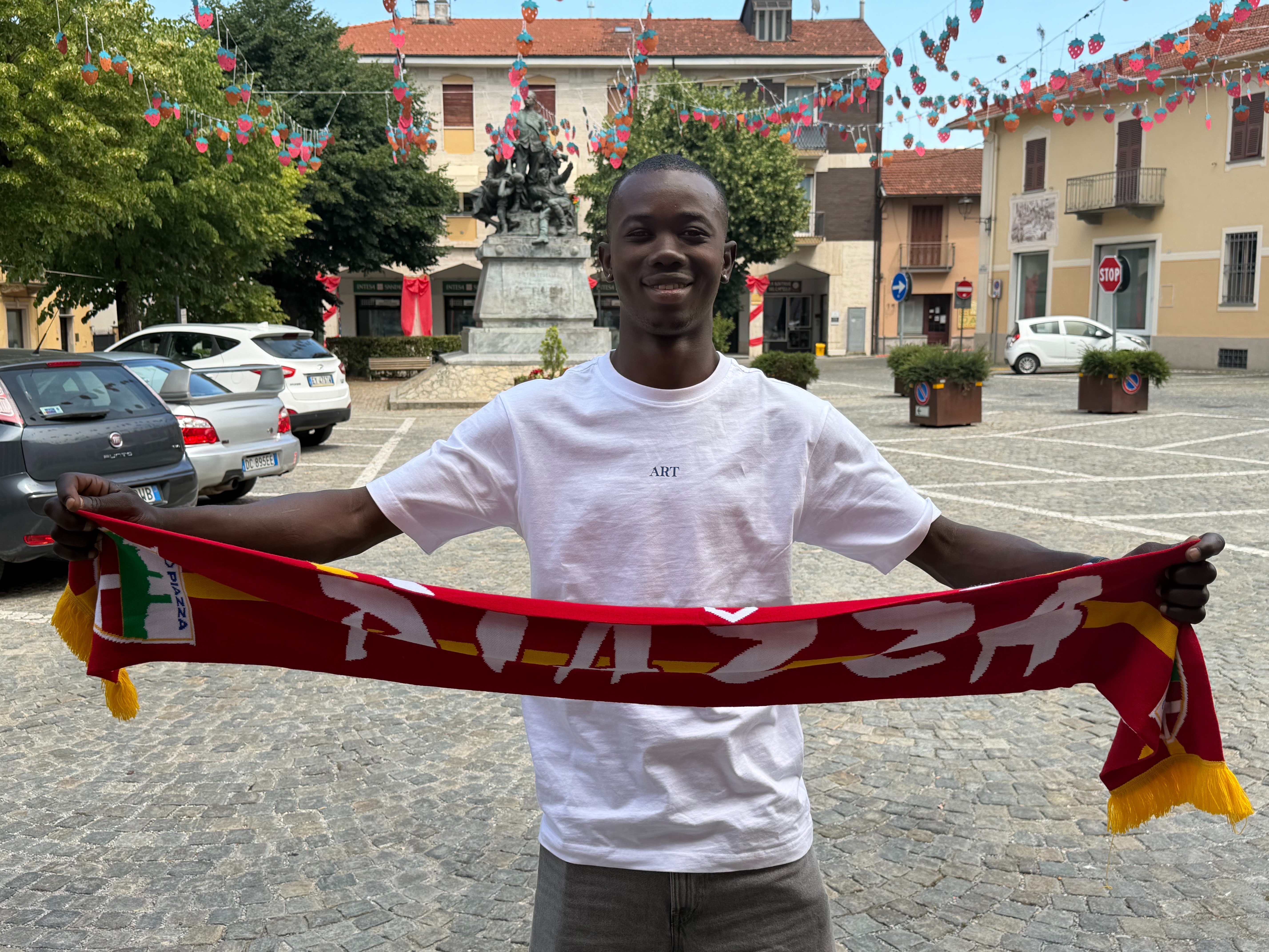 PROVINCIA GRANDA - Il nuovo attaccante del Piazza Calcio Ballo Bengoro