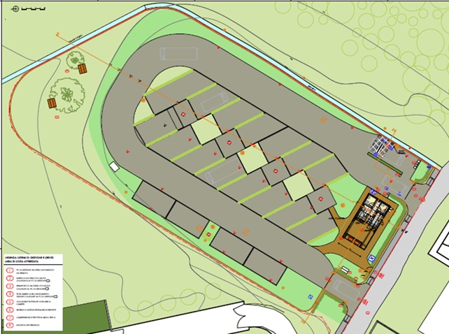 PROVINCIA GRANDA - Il progetto della nuova area camper a Vicoforte