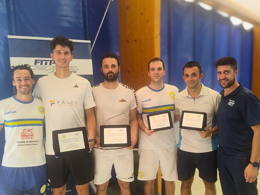 Padel finalisti provinciali STG