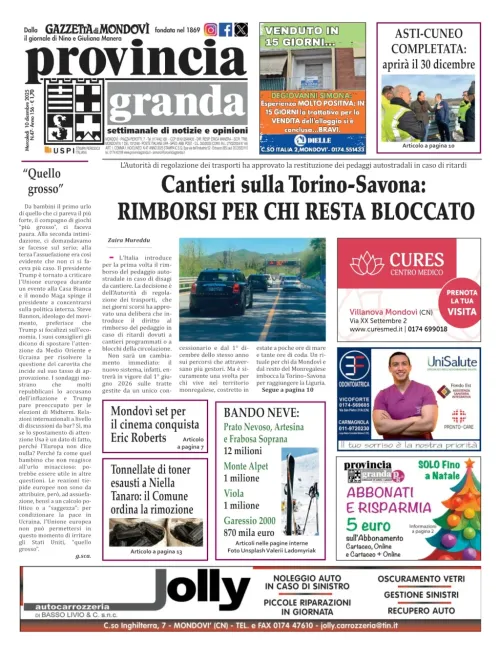 Copertina Edizione del 10-12-2025