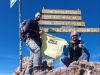 PROVINCIA GRANDA - I due alpinisti niellesi in vetta