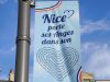 PROVINCIA GRANDA - Uno striscione che ricorda le vittime dell'attentato