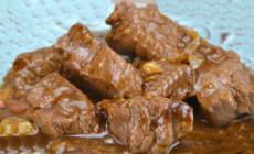 Spezzatino di vitello alla birra