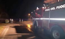 Garessio: incendio in un cassonetto dei rifiuti