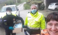 Briaglia, la Protezione Civile distribuisce mascherine a tutti gli abitanti