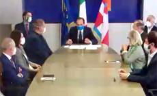 Cirio annuncia il “bonus” da 88 milioni della Regione per il commercio che “aprirà più in là”, "senza garanzie"