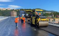 Ponte Morandi alla conclusione dei lavori: la Giuggia Costruzioni termina l’opera con gli asfalti