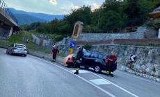 Incidente d’auto a Ormea: conducente all’ospedale
