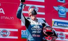Supermoto: Cucchietti, podio europeo con dedica per l'amico Veglia