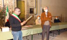 Montaldo ha conferito la civica benemerenza al poeta Remigio Bertolino