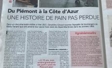 La tradizione del pane di Niella su Nice Matin