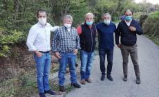 Niella, sopralluogo della Regione per strada dei castagneti