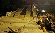 Il Casotto distrugge parte del ponte romano di Pamparato