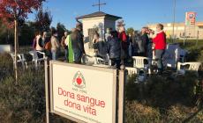 Niella, inaugurato il pilone votivo sulla rotonda vicino al distributore