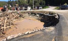 Primo bilancio dettagliato dei danni causati dall’alluvione. Elenco strade chiuse e aperte, la fondovalle Casotto Torre – Pamparato è chiusa per 11 km, in montagna molte strade non esistono più
