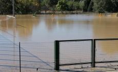 Fotogallery alluvione 2020, a Clavesana allagati campo da calcio ed ex asilo