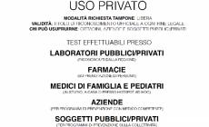 Covid: al via i tamponi rapidi in Piemonte - Gratuiti per gli uffici pubblici, rsa, ospedali e tra i 30 ed i 40 euro per i privati - In farmacia si acquistano e prenotano solo, poi l'infermiere si recherà a casa - Si effettuano anche presso i medici generici ed i pediatri