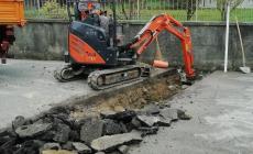 Niella: si completano i lavori di canalizzazione in via XX Settembre