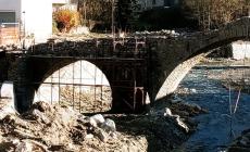 Pamparato, cominciati i lavori per riparare il ponte romano