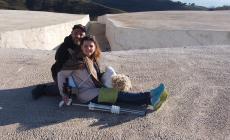 I monregalesi Luca ed Elisa, da due mesi in viaggio in camper