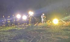 Bastia Mondovì: carabinieri e vigili del fuoco, il luogo del ritrovamento del cadavere