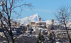 Lo spettacolo della neve col sole del 6 gennaio 2021