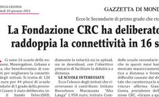 La Fondazione CRC e Bando “VelociDAD”: raddoppia la connettività in 16 scuole delle nostre zone