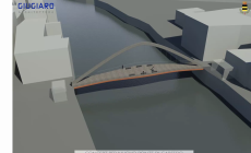 Giugiaro presenta il nuovo ponte sul Tanaro a Garessio: «Onorato di essere stato incaricato dai miei concittadini» - Saranno gli studenti a scegliere i colori