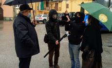 Le telecamere del TgR Piemonte a Pamparato per la Casa di Riposo