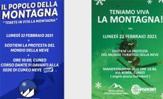 La montagna scende in piazza: le proteste, lunedì mattina a Cuneo - SERRANDE ABBASSATE SUL MONDOLè