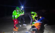 Escursionista in difficoltà  sulla Bisalta aiutato dal Soccorso Alpino Speleologoco Piemontese 