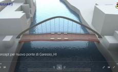 Garessio, gli studenti delle Medie hanno deciso: grigio e rosso per il nuovo ponte disegnata da Giugiaro