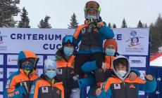 Sci alpino: Peira di bronzo al Criterium Cuccioli di Cortina
