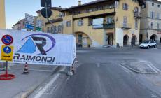 Mondovì, avviati i lavori per i marciapiedi in corso Statuto tra ponte Madonnina e Comune