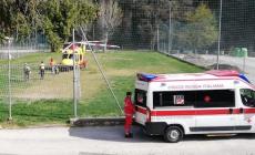 San Michele Mondovì: persona colta da malore, interviene l'elisoccorso