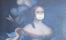 Carr&ugrave;: anche la Dama Blu si &egrave; messa la mascherina