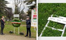 Cartellonistica dedicata alle Foibe abbattuta: l’assessore Robaldo sporge denuncia contro ignoti