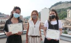 Danila e Beatrice premiate con la Borsa di Studio Intercultura del Banco Azzoaglio