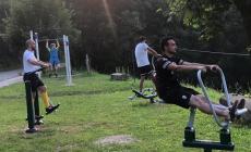 Nuove aree verdi attrezzate per allenamento e cross fit 