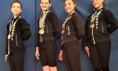 Ginnastica Aics: cinque podi per Mondovì agli Italiani di Verona