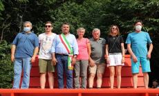 Inaugurati i sentieri e la panchina gigante sul Lago di Pianfei