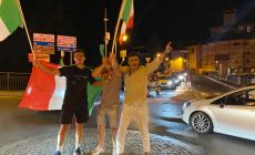 Mondovì: le immagini della grande festa per l'Italia sul tetto dell'Europa dopo la vittoria, in finale, contro l'Inghilterra (11 luglio 2021)